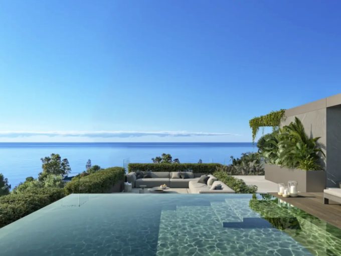 Altea Sense infinity pool with panoramic Mediterranean Sea views