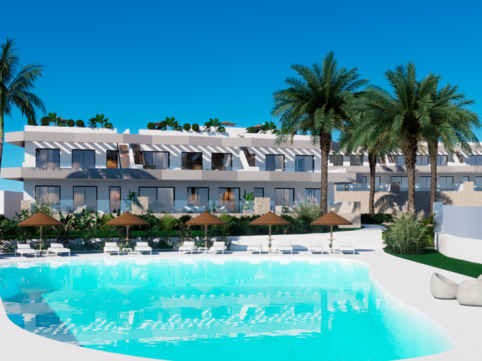 Luz 2 residential complex in Finestrat with communal swimming pool