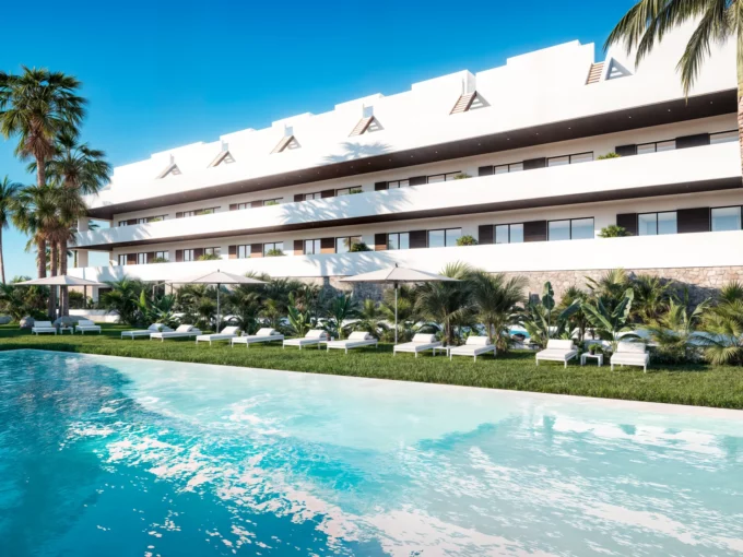 My White Resort in Balcón de Finestrat with communal swimming pool