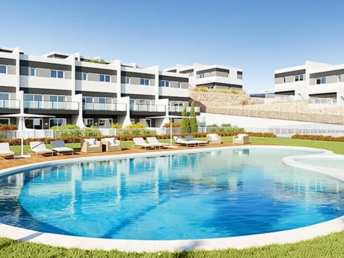 Nature new build townhouses with communal pool in Balcón de Finestrat