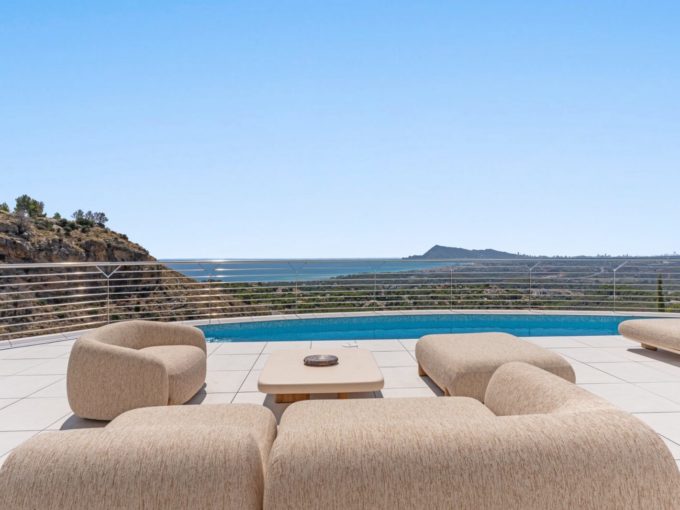 Villa Blanc Altea with private pool and Mediterranean Sea views