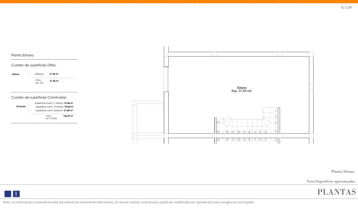 Basement Floor Plan – Gran Alacant