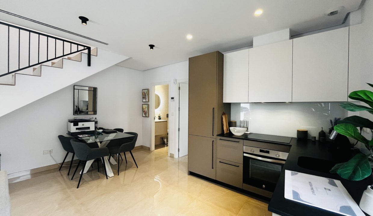 Open Plan Living Room and Kitchen