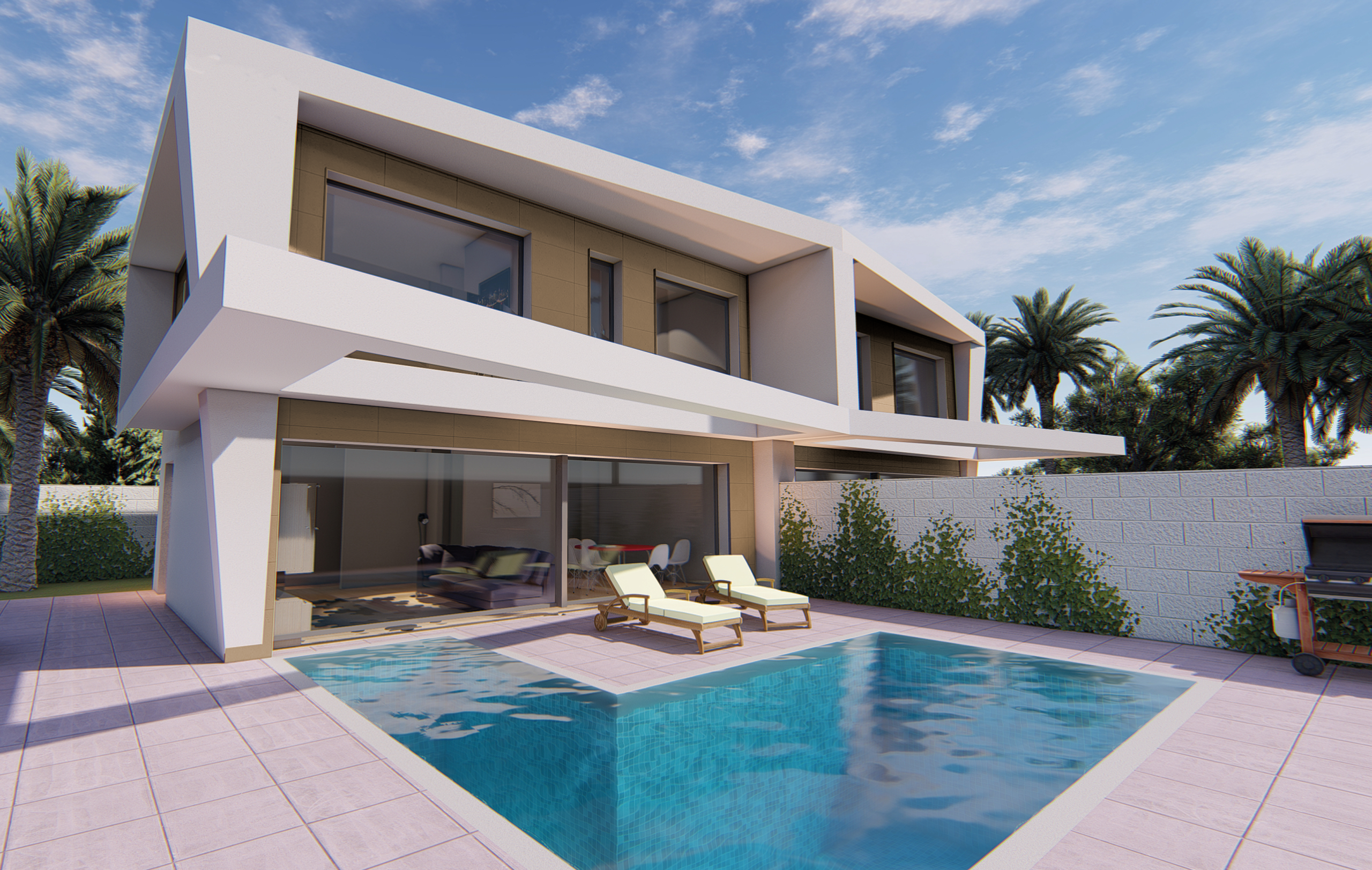 Villa de obra nueva en Gran Alacant con piscina privada | Desde 448.000 €