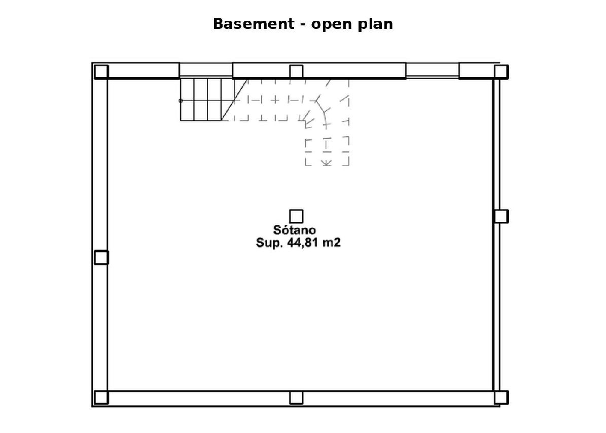 Open Plan Basement – Gran Alacant Villa