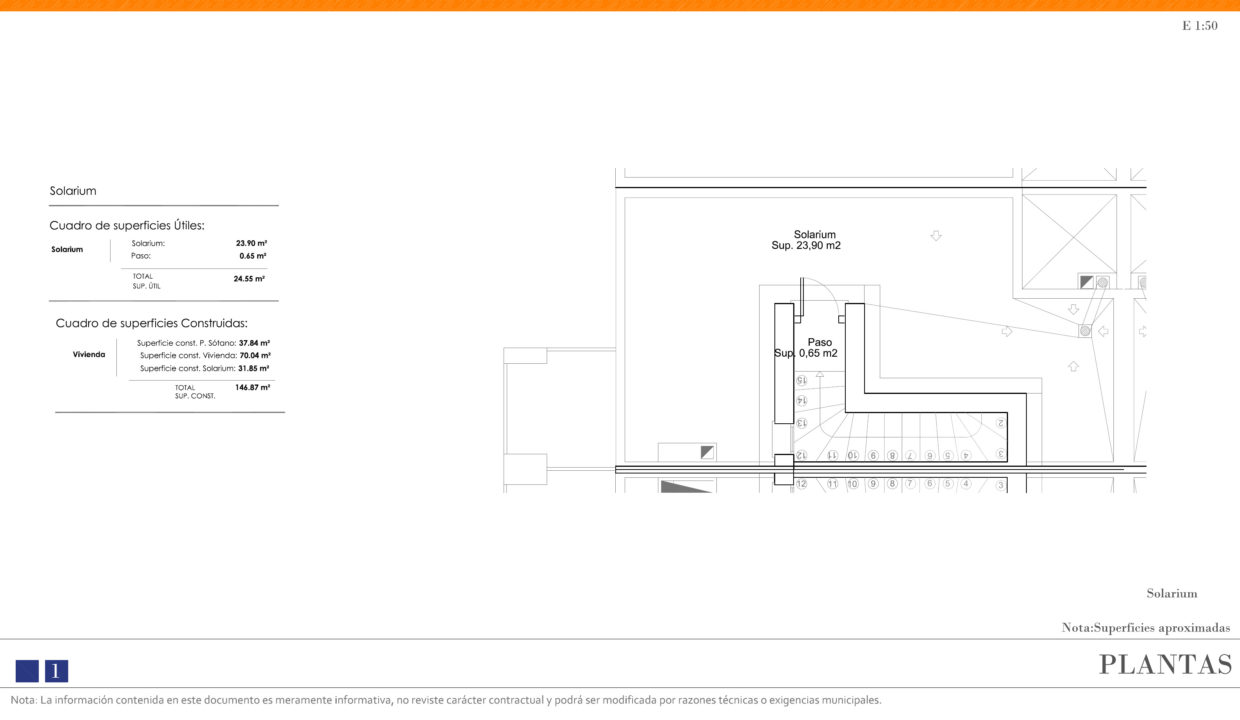Private Solarium Plan – Gran Alacant