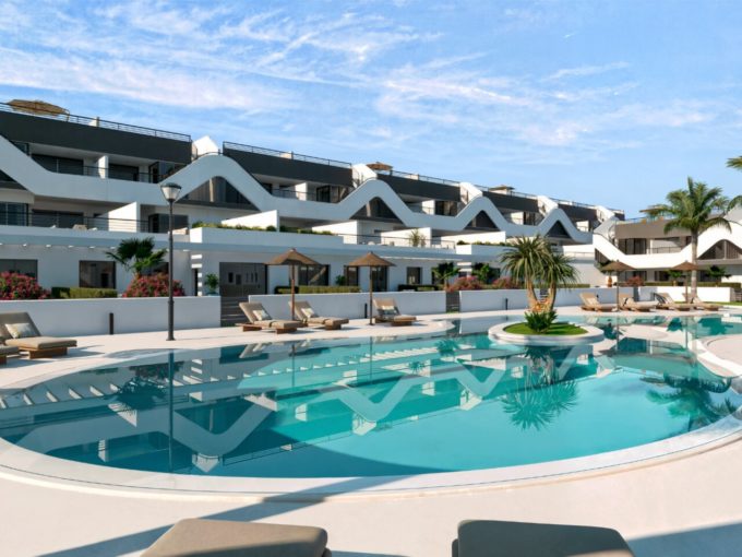 New residential complex in Alfaz del Pi with communal swimming pool