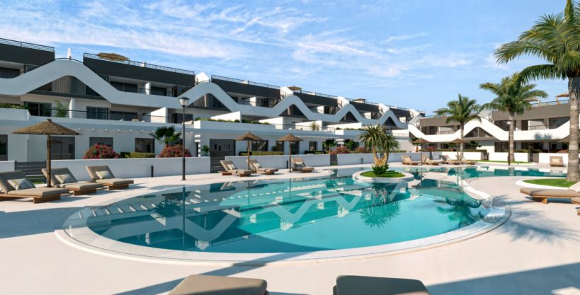 New residential complex in Alfaz del Pi with communal swimming pool