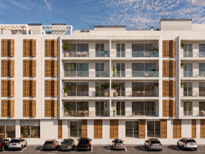 Karibe Heritage Suites tourist apartments in Lo Pagán, San Pedro del Pinatar – modern building exterior
